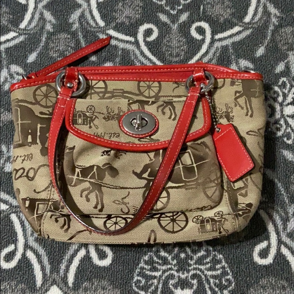 Red Coach purse